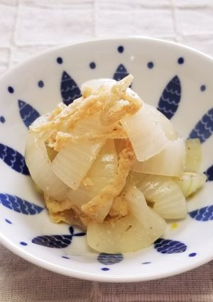 ☆玉ねぎ・油揚げ♪ポン酢白ごま和え☆-レシピのメイン写真