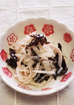 ☆大根・木耳・ハムのナムル☆-レシピのメイン写真