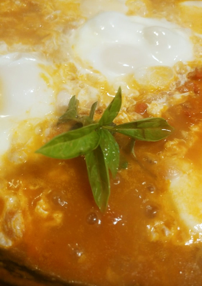 湯むき無し♡完熟トマトのシャクシュカ-レシピのメイン写真