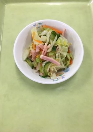 【保育園給食】もやしのカレーサラダ-レシピのメイン写真