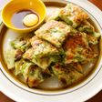 大量消費!ししとう&ピーマンチーズチヂミ