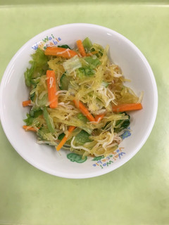 【保育園給食】糸瓜の中華風-レシピのメイン写真