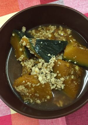 【お肉不使用】カボチャのそぼろ煮-レシピのメイン写真