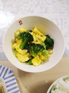 簡単に♪ブロッコリーと卵の中華炒め-レシピのメイン写真