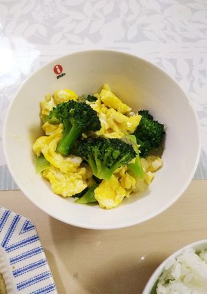 簡単に♪ブロッコリーと卵の中華炒め-レシピのメイン写真