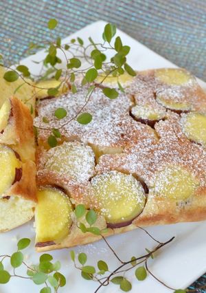 HMでお手軽！さつまいもケーキ♪-レシピのメイン写真