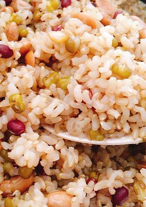 色々お豆の玄米ごはん-レシピのメイン写真