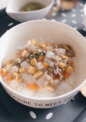 【幼児食】やさしい中華丼-レシピのメイン写真
