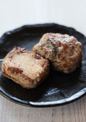 大葉入りお餅ハンバーグ-レシピのメイン写真