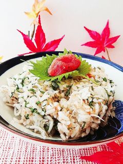 明太子とじゃこの簡単混ぜごはん-レシピのメイン写真