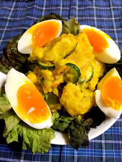 美味しいかぼちゃサラダ(^-^)-レシピのメイン写真