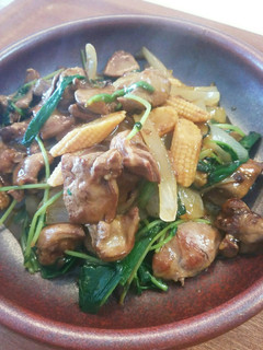 レバー ニラ 豆苗 玉葱 焼肉のたれ炒め-レシピのメイン写真