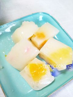 カルピスで可愛いフルーツラムネ寒天ゼリー-レシピのメイン写真