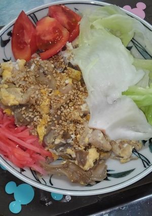 豚バラ舞たま炒め-レシピのメイン写真