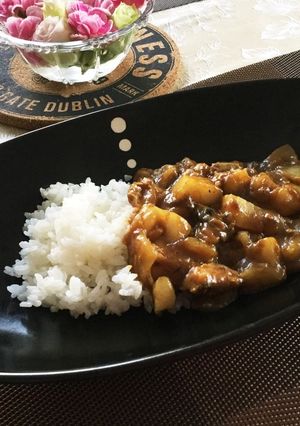 夕顔&サバ缶のとろとろカレー-レシピのメイン写真