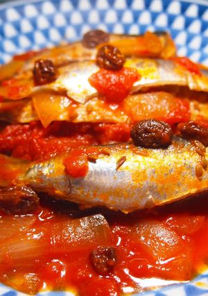 スペイン風♪レーズン入りイワシのトマト煮-レシピのメイン写真