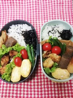 高校男子弁当&ママ弁♡胸肉焼き 10/1-レシピのメイン写真
