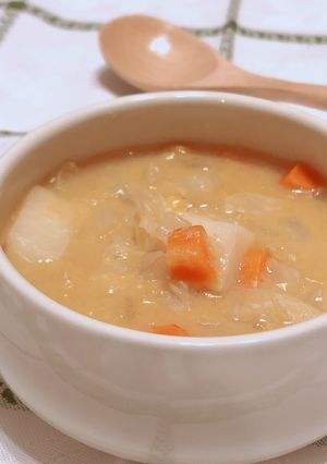 野菜たっぷりコーンスープ-レシピのメイン写真