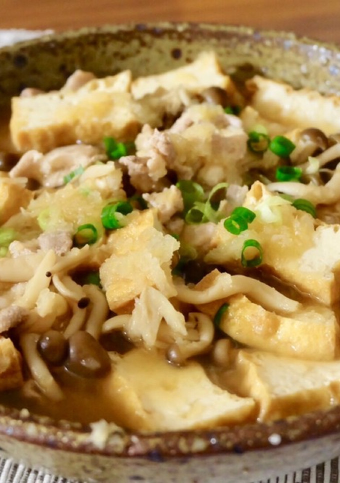 【常備菜】豚肉と厚揚げのみぞれ煮-レシピのメイン写真