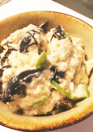 キクラゲと塩昆布の白あえ-レシピのメイン写真