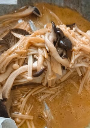 バター醤油で！キノコと白身魚の蒸し焼き-レシピのメイン写真