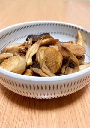 舞茸とエリンギの簡単副菜!醤油バター味-レシピのメイン写真
