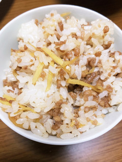 超簡単!!甘辛生姜そぼろご飯☆-レシピのメイン写真