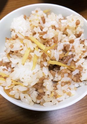 超簡単！！甘辛生姜そぼろご飯☆-レシピのメイン写真