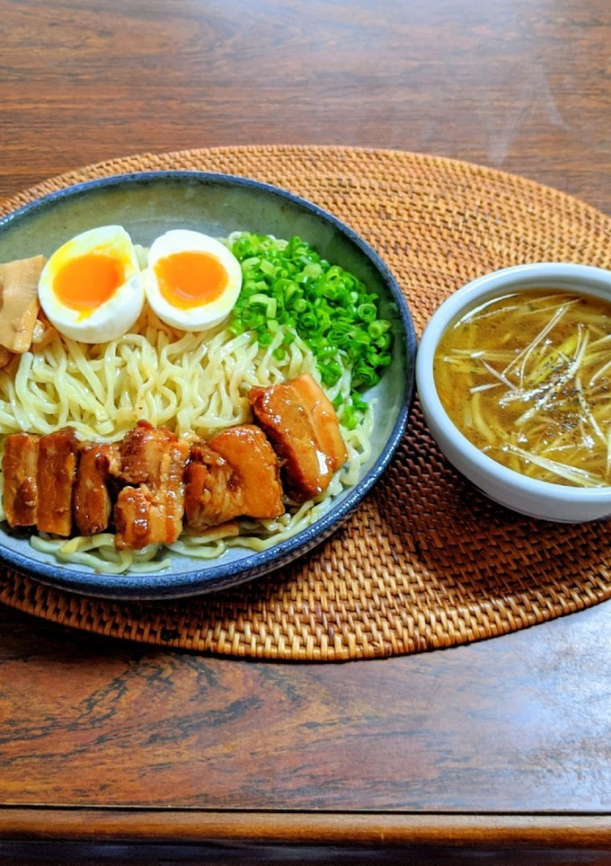 豚角煮と野菜スープのつけ麺-レシピのメイン写真