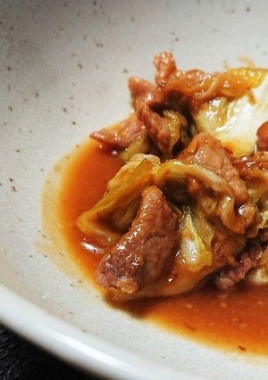 豚肉とキャベツの味噌炒め-レシピのメイン写真