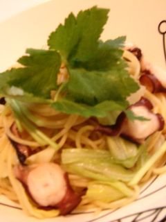 タコとキャベツの和風パスタ-レシピのメイン写真