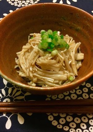 簡単！レンチンえのき☆バター醤油和え-レシピのメイン写真