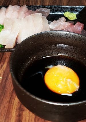 お刺身に☆黄身醤油-レシピのメイン写真
