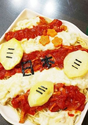ラグビー★ブレイブブロッサムズパスタ★-レシピのメイン写真