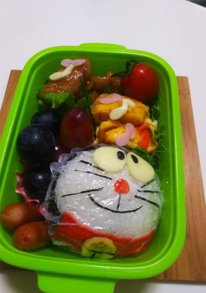 簡単、おにぎりドラえもんキャラ弁-レシピのメイン写真