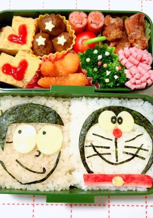 キャラ弁！ドラえもんとのび太-レシピのメイン写真