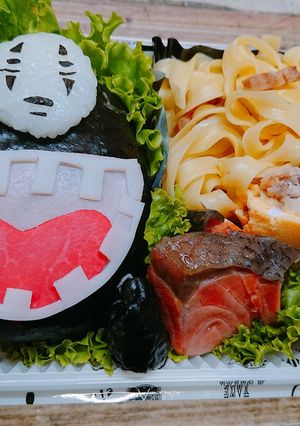 カオナシ キャラ弁 千と千尋の神隠し-レシピのメイン写真