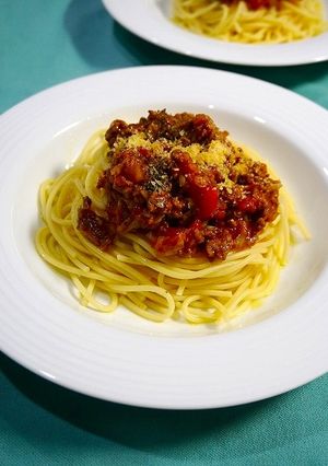 簡単！キャベツミートソースパスタ-レシピのメイン写真