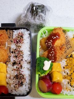 ☆高校生娘と私のお弁当☆116-レシピのメイン写真
