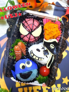 ハロウィン★USJ★おにぎり弁当-レシピのメイン写真