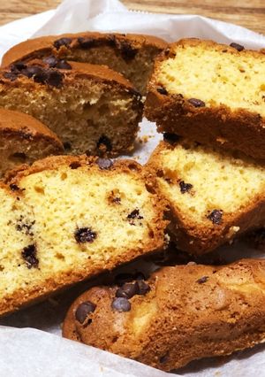 簡単！チョコチップ♡パウンドケーキ-レシピのメイン写真