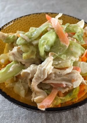 蒸しキャベツと鶏むね肉のタルタルサラダ-レシピのメイン写真