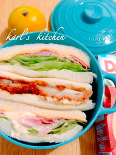 簡単サンドイッチ弁当 覚書-レシピのメイン写真
