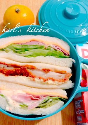 簡単サンドイッチ弁当 覚書-レシピのメイン写真