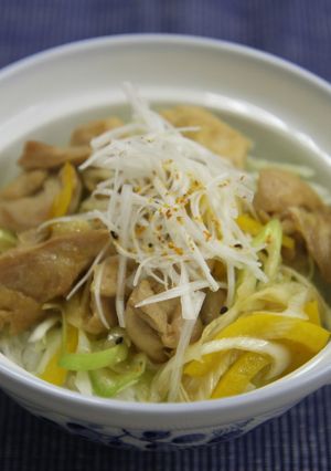 鶏肉とねぎの甘辛丼-レシピのメイン写真