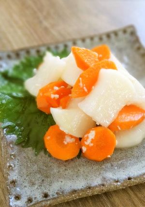 大根と人参の塩麹漬け-レシピのメイン写真