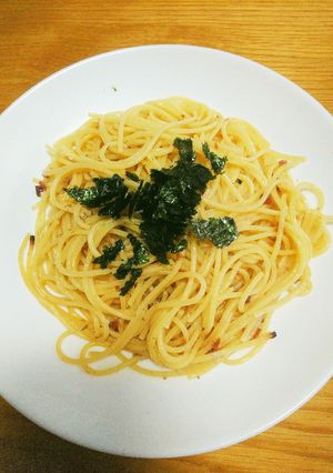 一人ランチ 梅干しパスタ-レシピのメイン写真