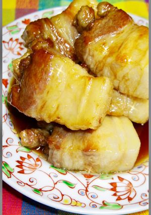 しるびー食堂!醤油味の豚バラ肉のうま煮-レシピのメイン写真