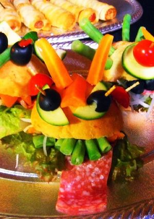 ハロウィンパーティーのモンスターサンド-レシピのメイン写真