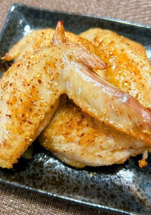 オーブンで超簡単な♪手羽先の山椒塩焼き-レシピのメイン写真
